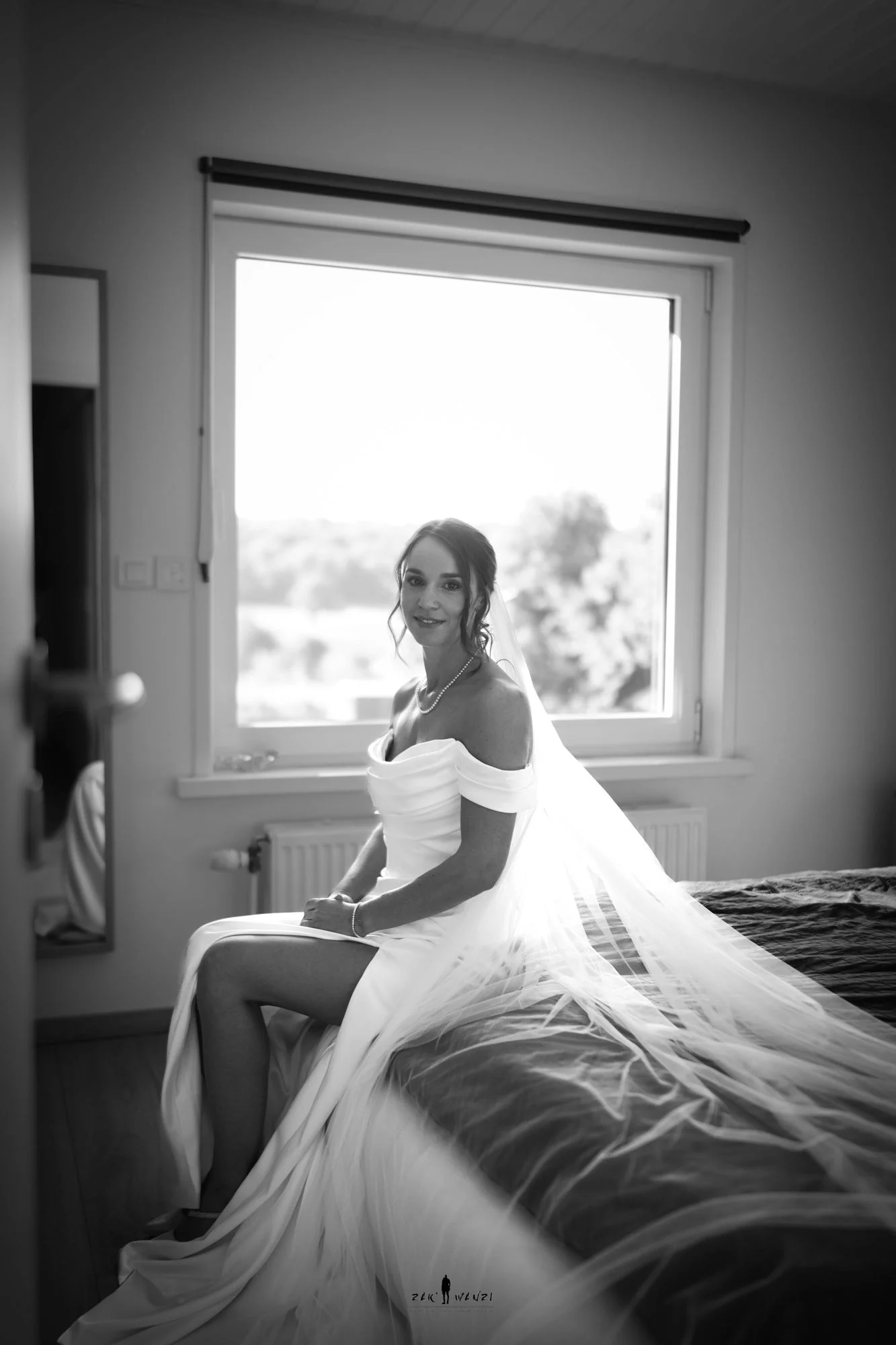 Mariée dans sa chambre